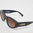 Okulary przeciwsłoneczne unisex - leoprint, brązowe