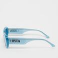Wąskie okulary przeciwsłoneczne - niebieskie