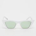 Okulary przeciwsłoneczne Cat-Eye- biały, zielone