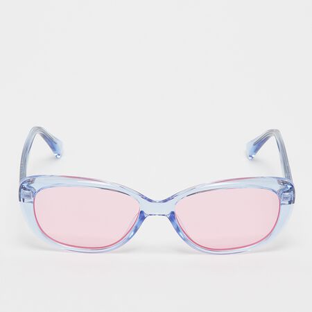 Wąskie okulary przeciwsłoneczne - niebieskie, różowe