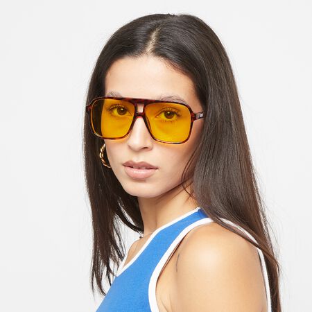 Okulary przeciwsłoneczne pilot - żółty, brązowe
